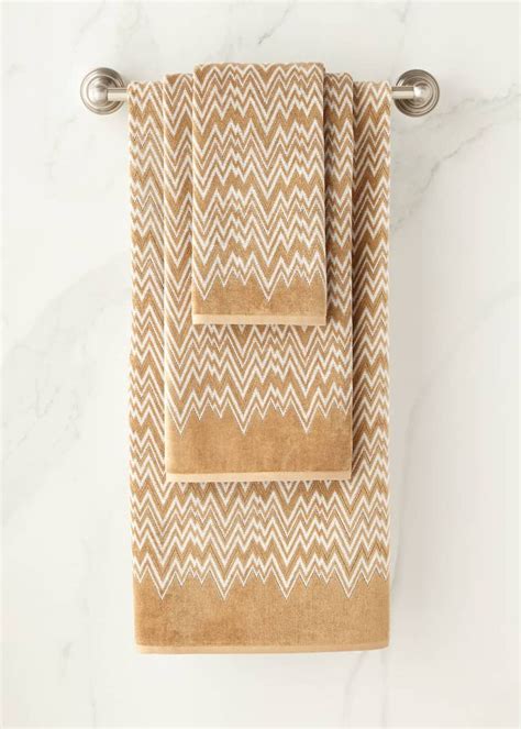 Customize a set of luxury bath towels with a monogram design! HBDRV Missoni Home Vanni Bath Sheet | Missoni home, Bath ...