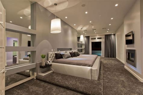 A modern bedroom does not have to be stark and cold. New home designs latest.: Modern homes Best interior ...
