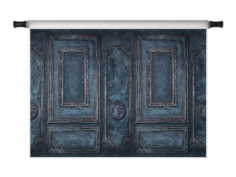 Buy Kate 10x10ft Vintage Blue Wall Photography Backdrop Retro Door