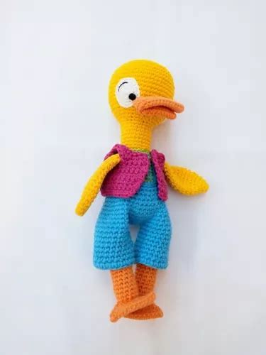 Mu Eco De Apego Amigurumi Patito Tejido A Crochet En Venta En Capital Federal Capital Federal