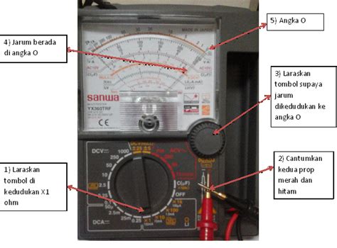 Untuk mengukur ph larutan nutrisi diperlukan sebuah alat yaitu ph meter. isea elektrik: Cara menggunakan multimeter analog