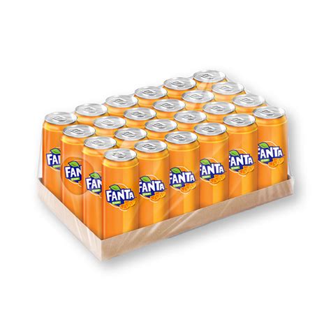 Fanta Soft Drink Orange 325 Ml X 24 Cans Makroclick