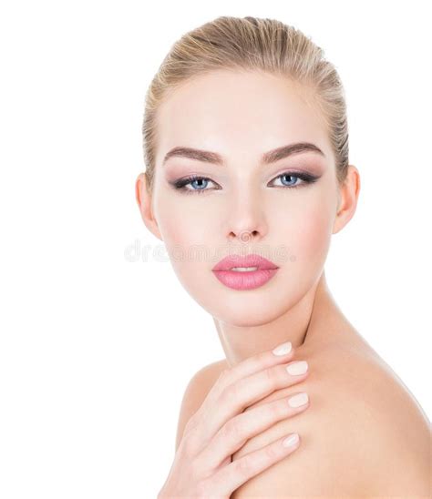 Young Beautiful Woman With Health Skin Of A Face Stock Image Image