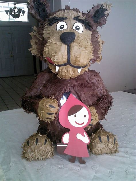 Little Red Riding Hood Wolf Pinata By Smashingfuncreations On Etsy 65