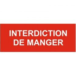 Autocollant Interdit Manger Boire Sticker A Moi Etiquette Autocollant