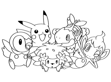 Dibujos Para Colorear Pokemon Nuestra Inspiración