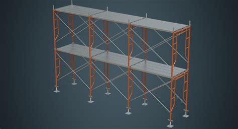 Scaffold 2a 3d Model By Weeray