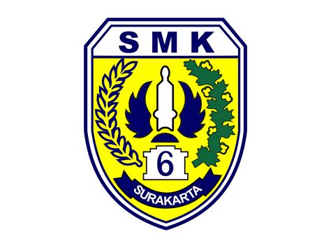 Logo Smk N 6 Surakarta Vector Cdr And Png Hd Gudril Logo Tempat Nya