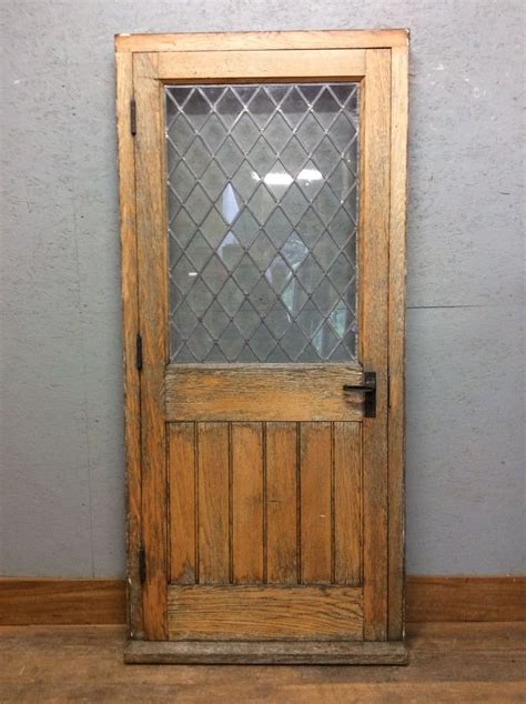 Solid Oak Half Glazed Door Frame Authentic Reclamation