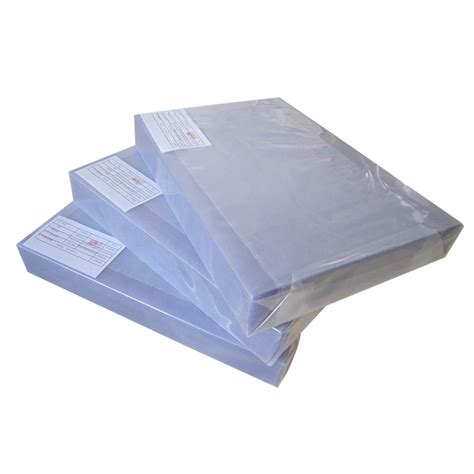 008mm 01mm Transparent Pvc Overlay Film With Strong Glue For Plastic