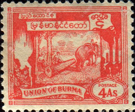 Myanmar Burma Stamp 1949 Buy Stamps Postal Stamps Laos Timor