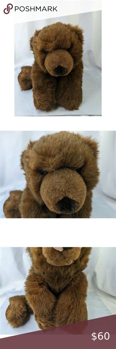 Russ Great Grizzly Bear Plush 12 Tall Stuffed Animal Toy Pet Toys