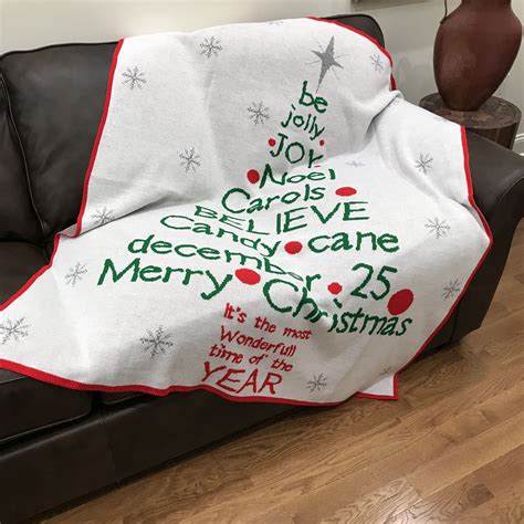 Throw Blanket Christmas Tree By Ioanadesigns On Etsy Etsy