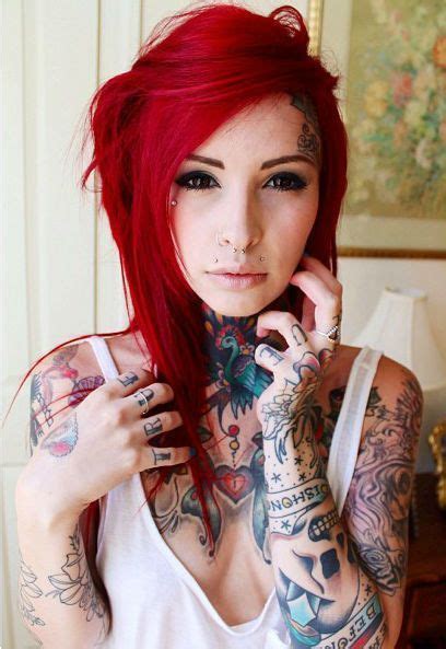 49 Best Red Girl Tattoos Images On Pinterest Female