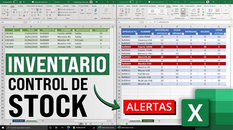 C Mo Hacer Un Inventario Y Control De Stock En Excel Con Entradas