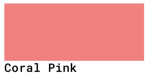 Coral Pink Color Codes The Hex Rgb And Cmyk Values That You Need