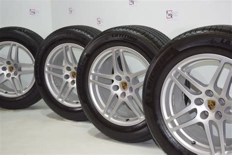18″ Porsche Macan Factory Oem Macan S Wheels Rims Tires Silver