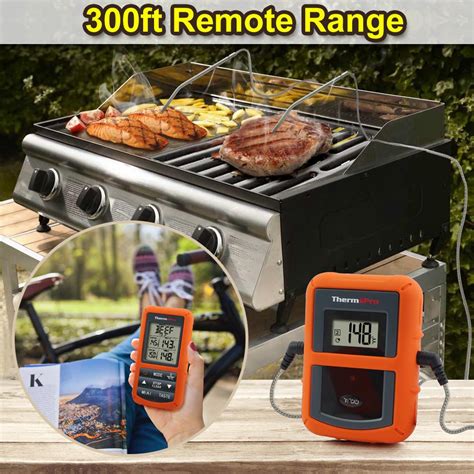 Thermopro Tp 20 Digital Wireless Remote Meat Bbq Grill Cooking