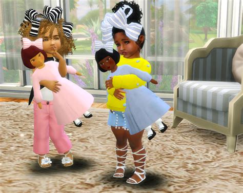 Sims 4 Cc Black — Ilovesaramoonkids Pretty Dolls Of Color And Candy