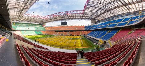 estadio san siro fotografía editorial imagen de oficialmente 177742257