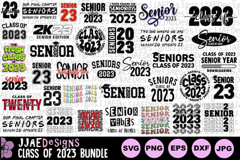 Class Of 2023 Svg Senior 2023 Svg Bundle 2023 Senior Svg Senior Shirt