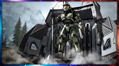 The Master Chief Visits Skyrim Halo Mod Youtube