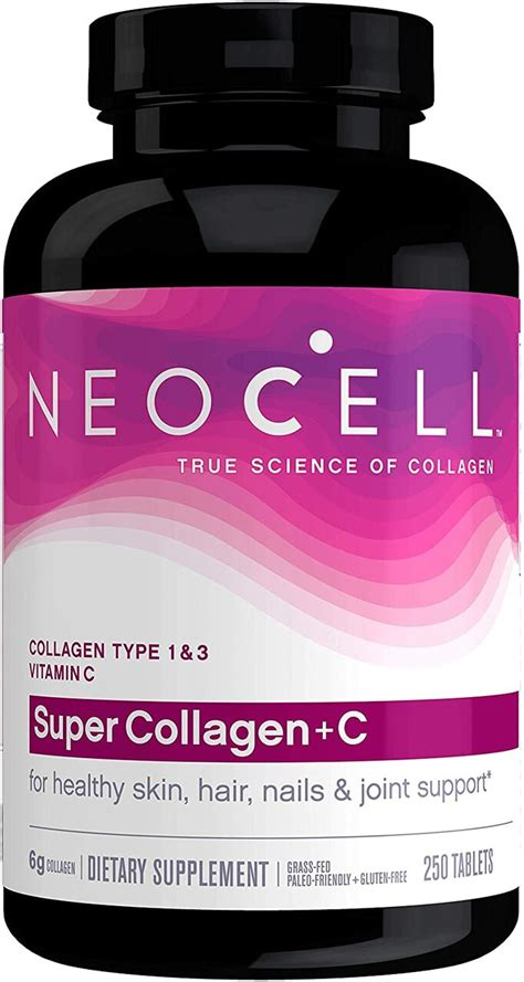 Buy Super Collagen+C 250 Tabs, Neocell, Skin Hair Nails ...