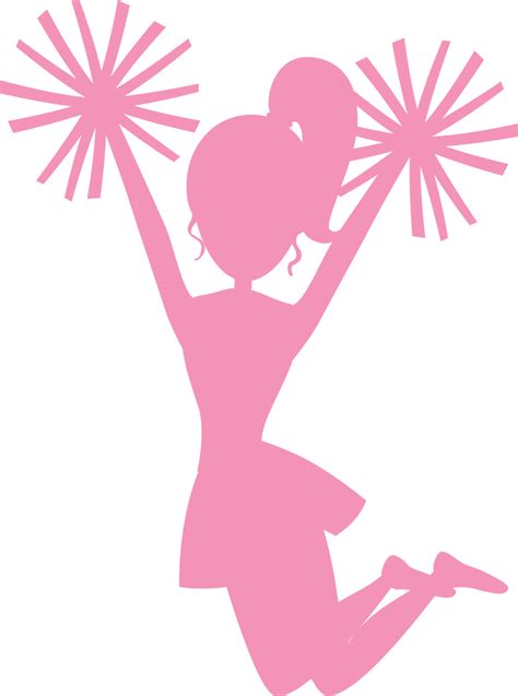 Cheer Silhouette #3 SVG Cut File - Snap Click Supply Co.