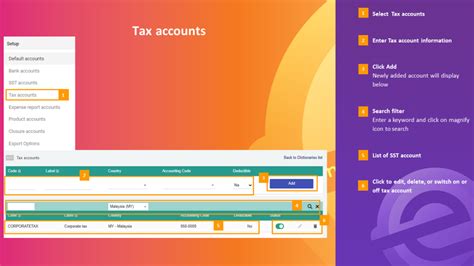 How To Setup Tax Account Myerp Knowledge Base