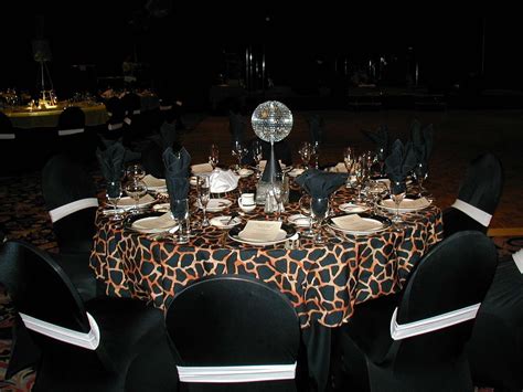 Cheetah Print Party Theme Posh Design Linen Party Rentals Wedding