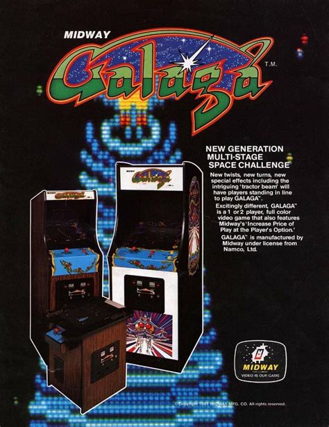 Galaga Para Arcade 1981