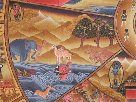 The Animal Realm Is Often Portrayed In The Buddhist Wheel Of Life As