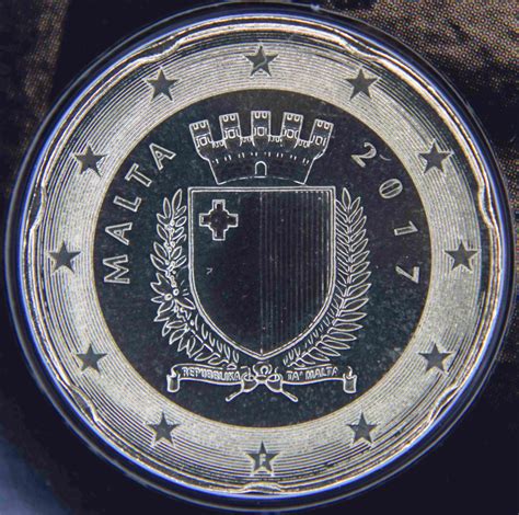 Malte Monnaies Euro Unc 2017 Valeur Tirage Et Images Sur Pieces Eurotv