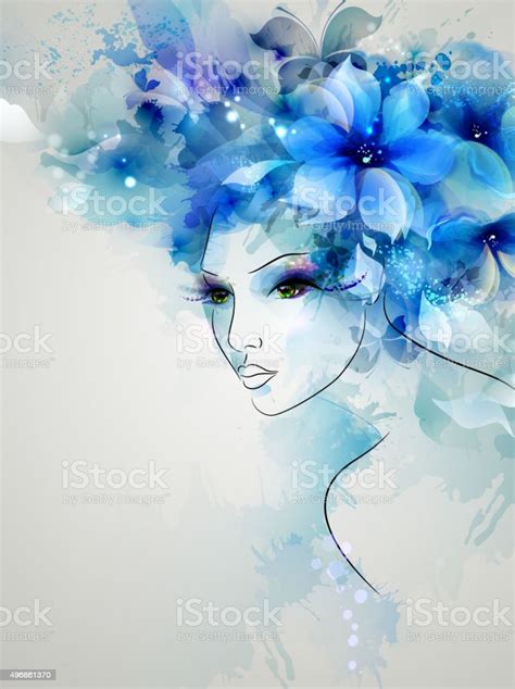 Beautiful Abstract Women Stock Illustration Download Image Now Istock