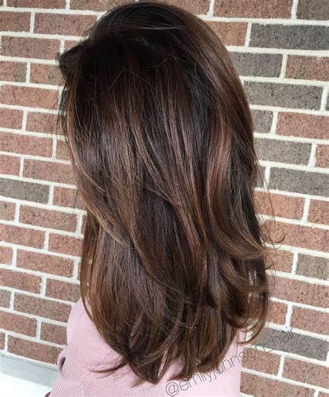 long dark hair with chocolate highlights ombre hair color brown hair colors brunette hair