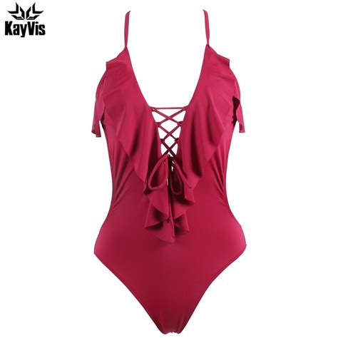 Buy Kayvis One Piece Swimwear 2019 Sexy Swimsuit Women