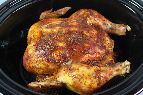 Slow Cooker Roasted Chicken Dont Sweat The Recipe