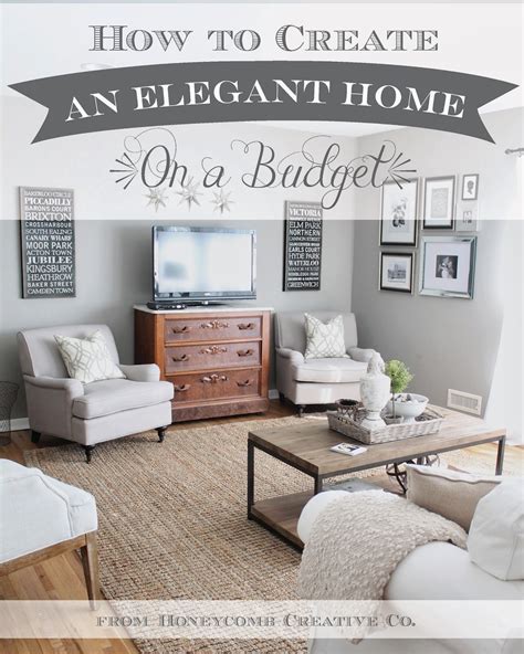 Simple home art decor ideas. 12th and White: How To Create an Elegant Home on a Budget ...