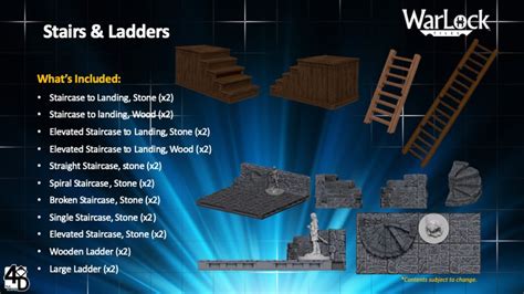Warlock Tiles Stairs And Ladders