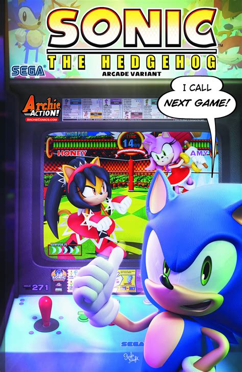 Sonic The Hedgehog 271 Arcade Cover Fresh Comics
