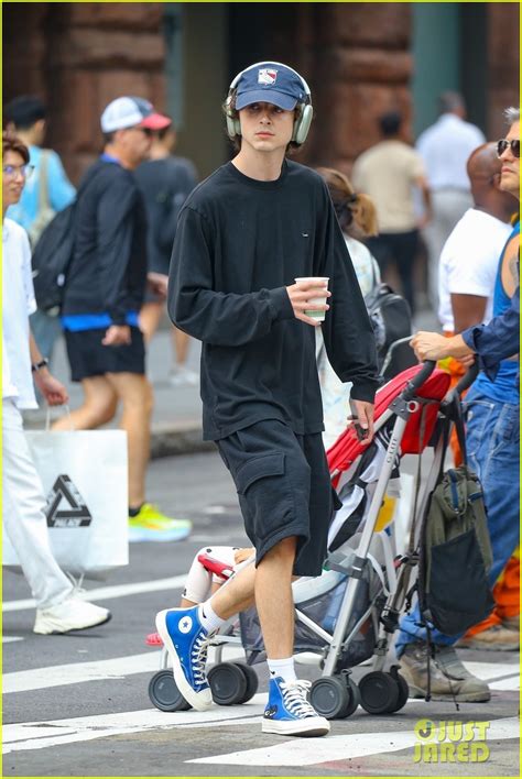 Timothee Chalamet Listens To Music During Solo Walk Around In Nyc