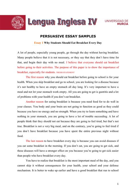 How To Write A Persuasive Essay With Examples Examples