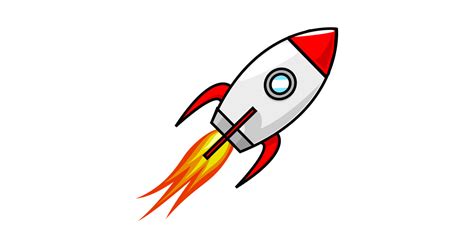 Rocket To The Moon Clip Art