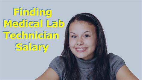 Finding Medical Lab Technician Salary Youtube