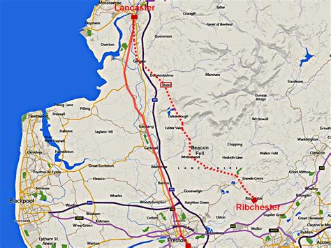 Roman Roads In Lancashire