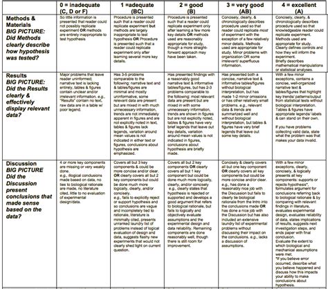 Biology Research Paper Rubric Biology Research Report Example Rubric