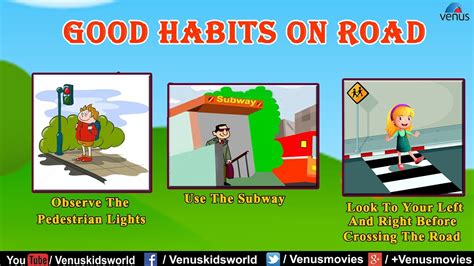 Good Habits On Road Moral Values Youtube
