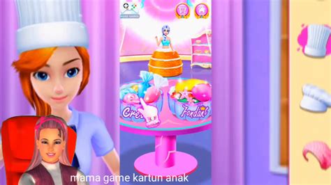 Masak Masakan Membuat Kue Ulang Tahun Barbie Cantik Youtube