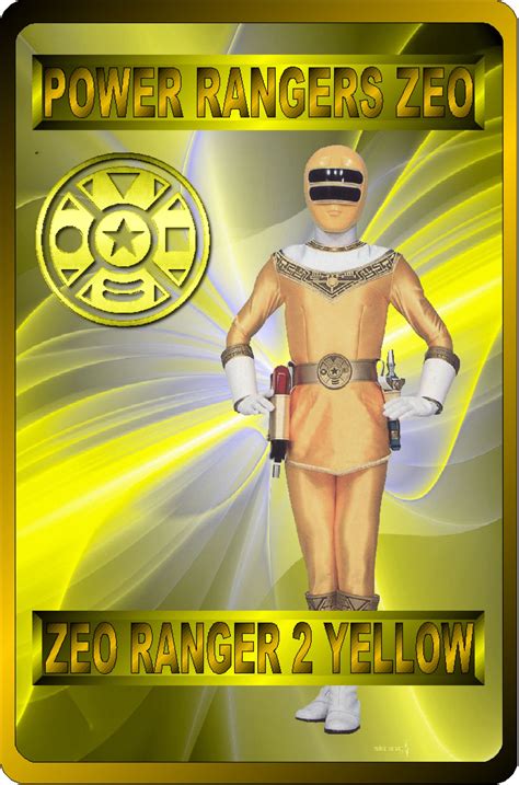 Zeo Ranger 2 Yellow By Rangeranime On Deviantart Zeo Rangers Power
