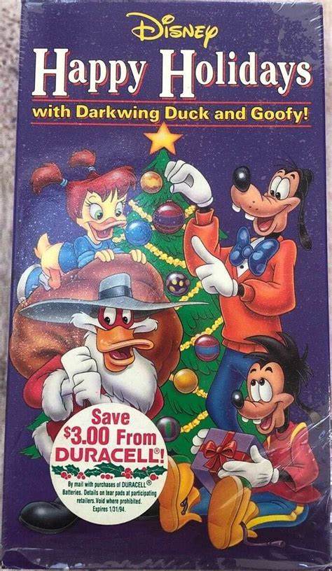 Happy Holidays With Darkwing Duck And Goofy 717951 9260 36 Disney Video Database
